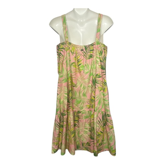 Barbour Papyrus Palm Print Cotton Sundress  Sz: 12 - Picture 4 of 9